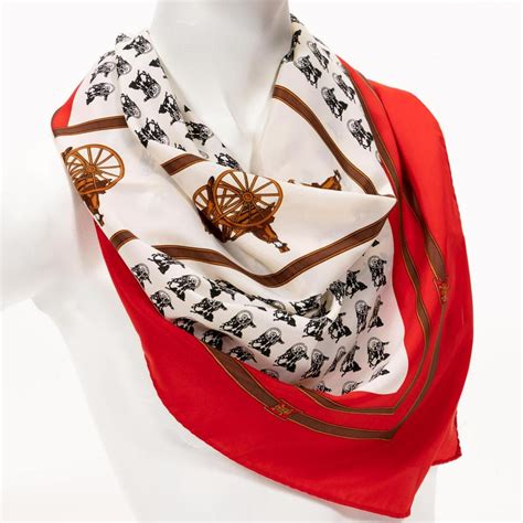 hermes wool chariot woven scarf|hermes silk scarf markings.